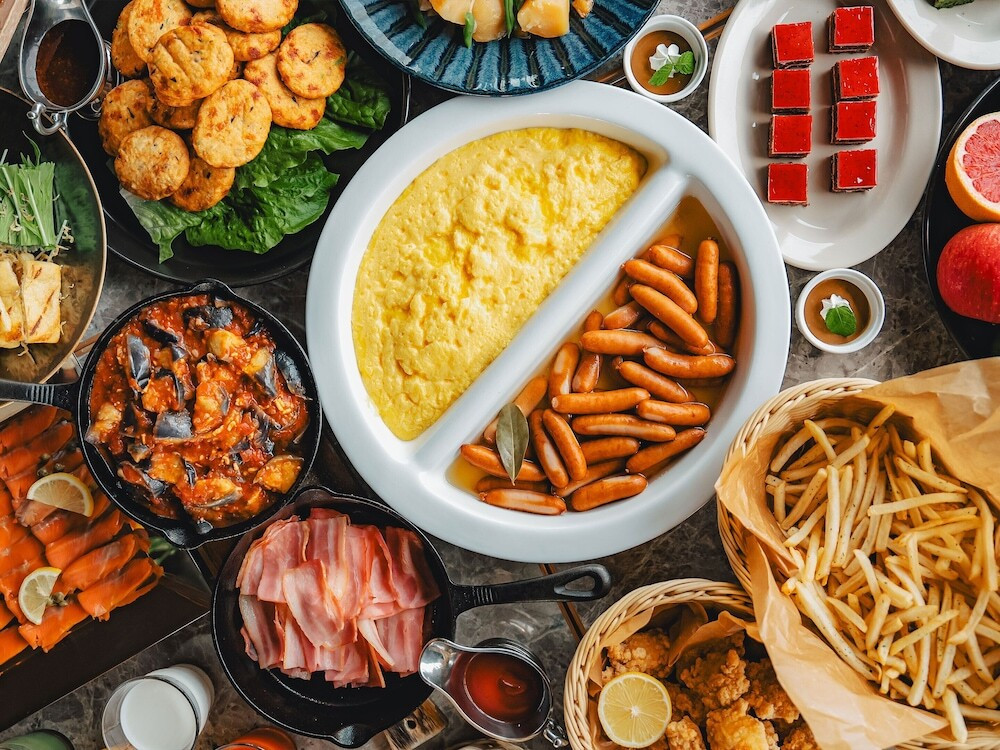 朝食ビュッフェ