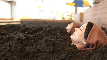 海を眺めながらの砂風呂体験に癒される♡3446985