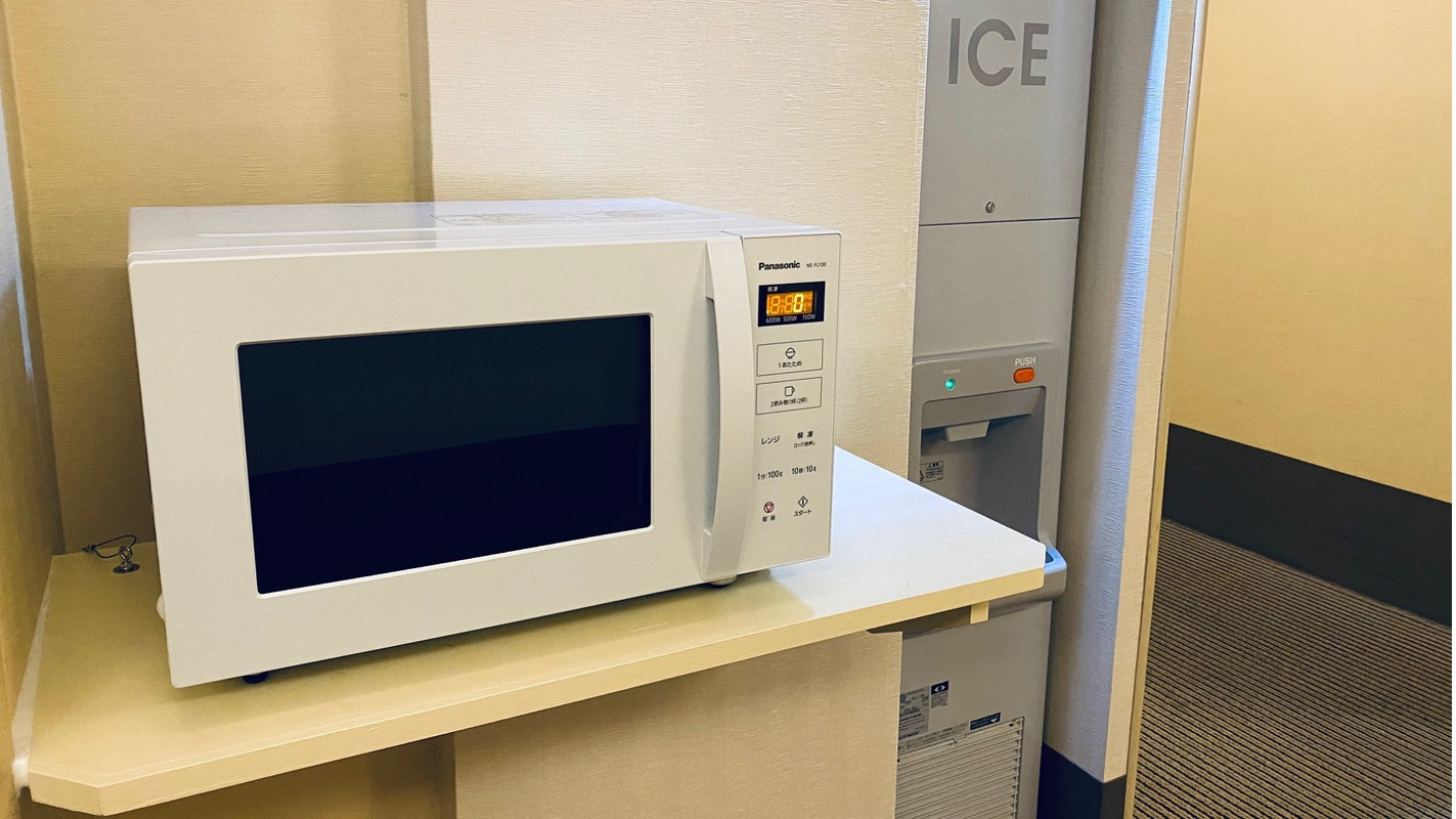 電子レンジと製氷機