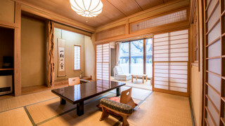 【離れ・椿の荘／柊の荘】二間続き＜天然温泉露天風呂＞ [和室] [禁煙] [眺望なし]