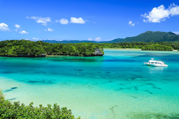 Amazing view of Ishigaki Island Kabira Bay