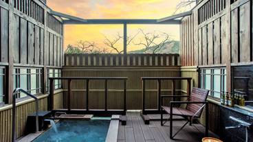 別館露天風呂付客室一例／露天風呂① / 6