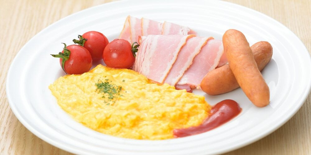 朝食ビュッフェ