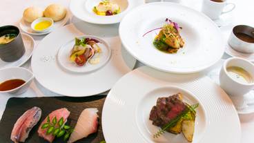 ディナーコースのメニュー例① / 1