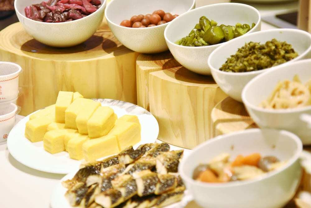 朝食ビュッフェ