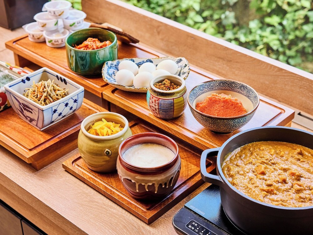 朝食ビュッフェ