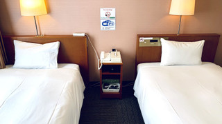 スタンダード ツインルーム シングルベッド 2 台 禁煙