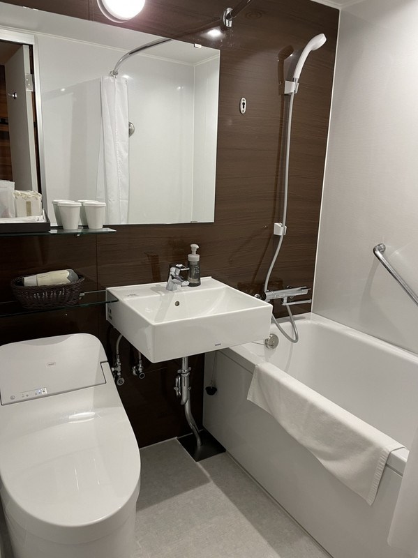 バスルームも広い