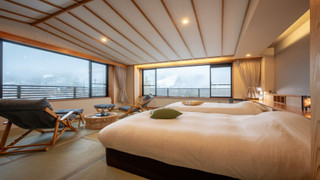 [山側ラグジュアリー] 3階角部屋確約 和モダンツイン 禁煙