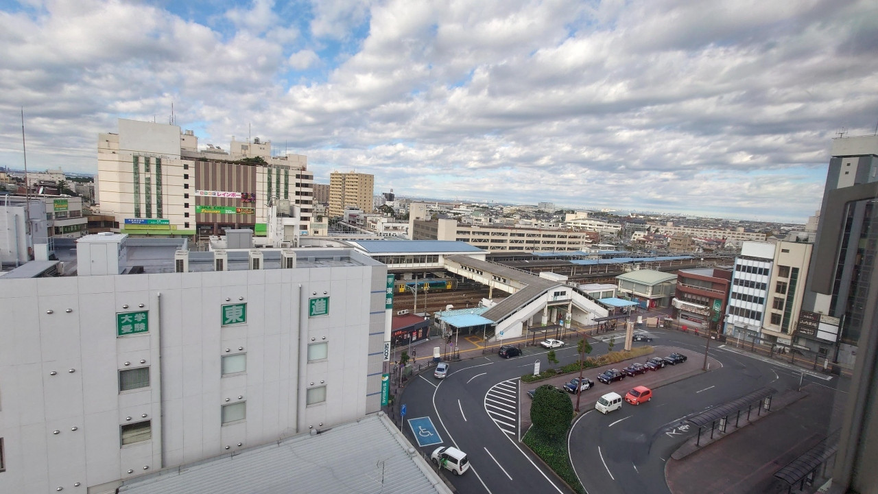 駅の真ん前で飲食店も沢山あって便利でした