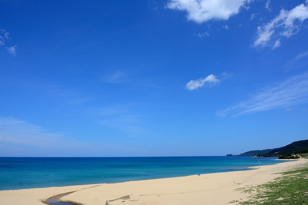 青い空・白い砂浜！琴引浜の魅力1147218