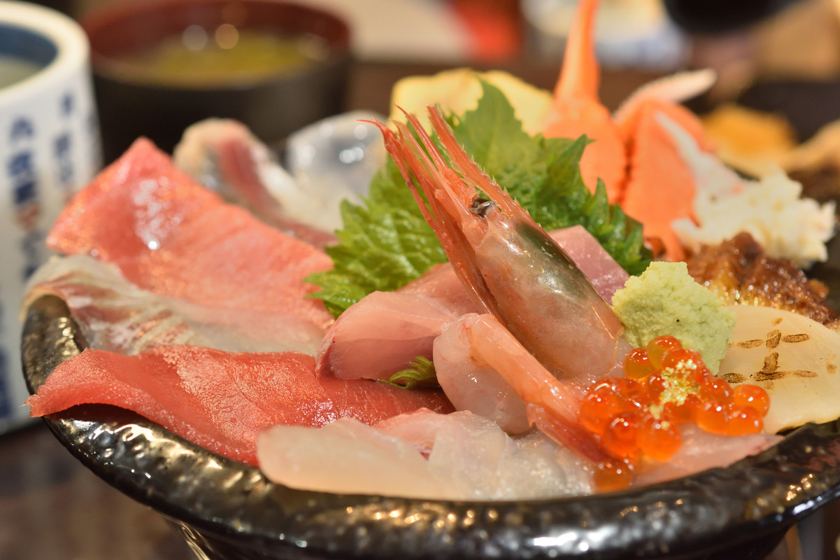 近江町市場の海鮮丼イメージ