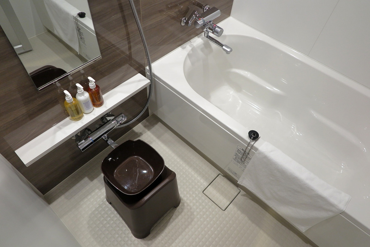 洗い場付き、嬉しいです