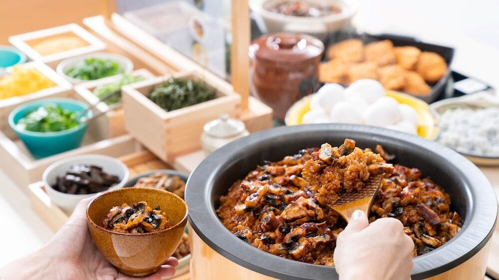 朝食ビュッフェ