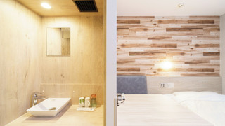 ダブルルームルーム広め(シャワーブース※浴槽ナシ) 禁煙 (客室清掃なし)