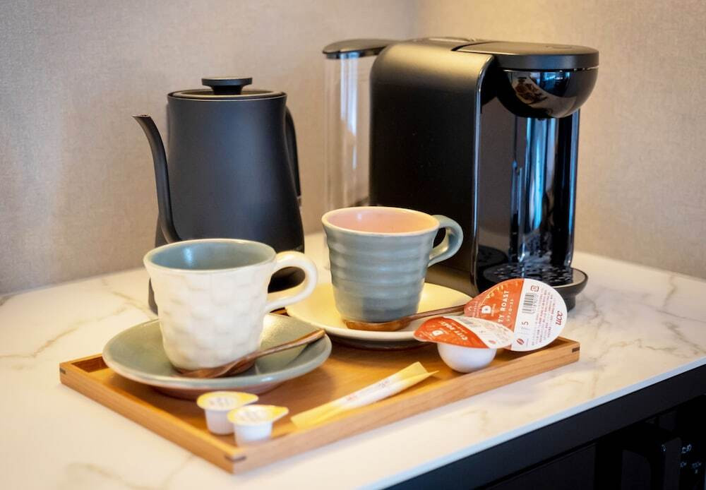 ラグジュアリーツインのコーヒーメーカー