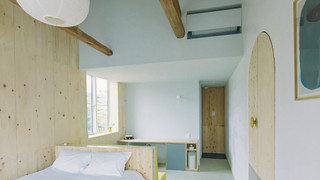 デラックス ダブルルーム ダブルベッド 1 台 テラス パーシャルシービュー