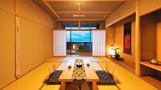 天然温泉露天風呂とパノラマオーシャンビュー [和室10帖] 禁煙