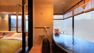 Japanese-Western style room with hot spring bath