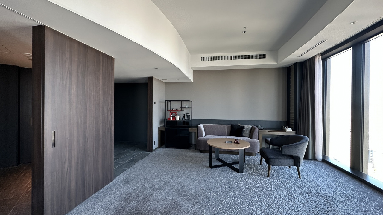 スイートは本当に広くて快適