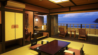 駿河湾側・露天風呂付/贅の和洋室