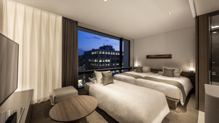 (3名利用)デラックス ツインルーム 禁煙 プラス エクストラベッド (ラウンジアクセス付)