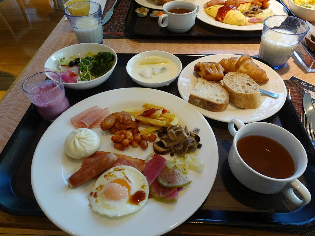 美味しい朝食ブッフェ