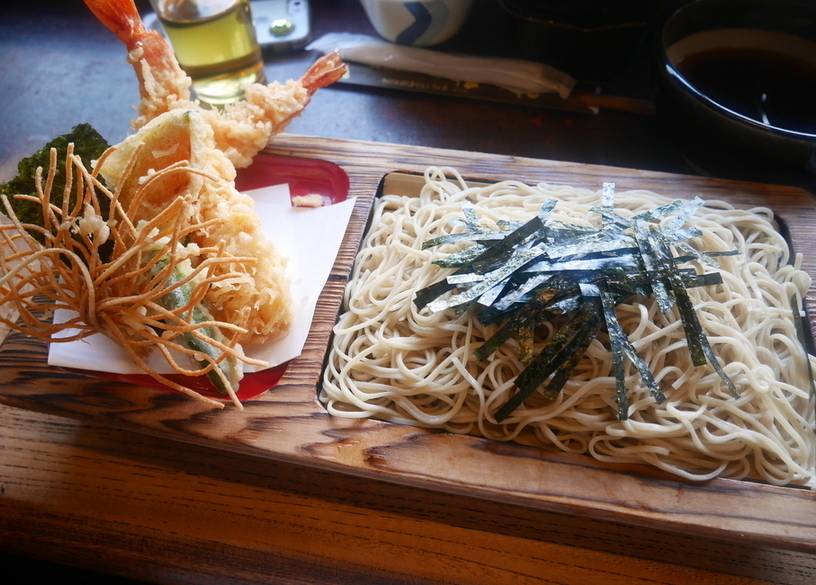 「はつ花 本店」で
自然薯そばランチ / 2