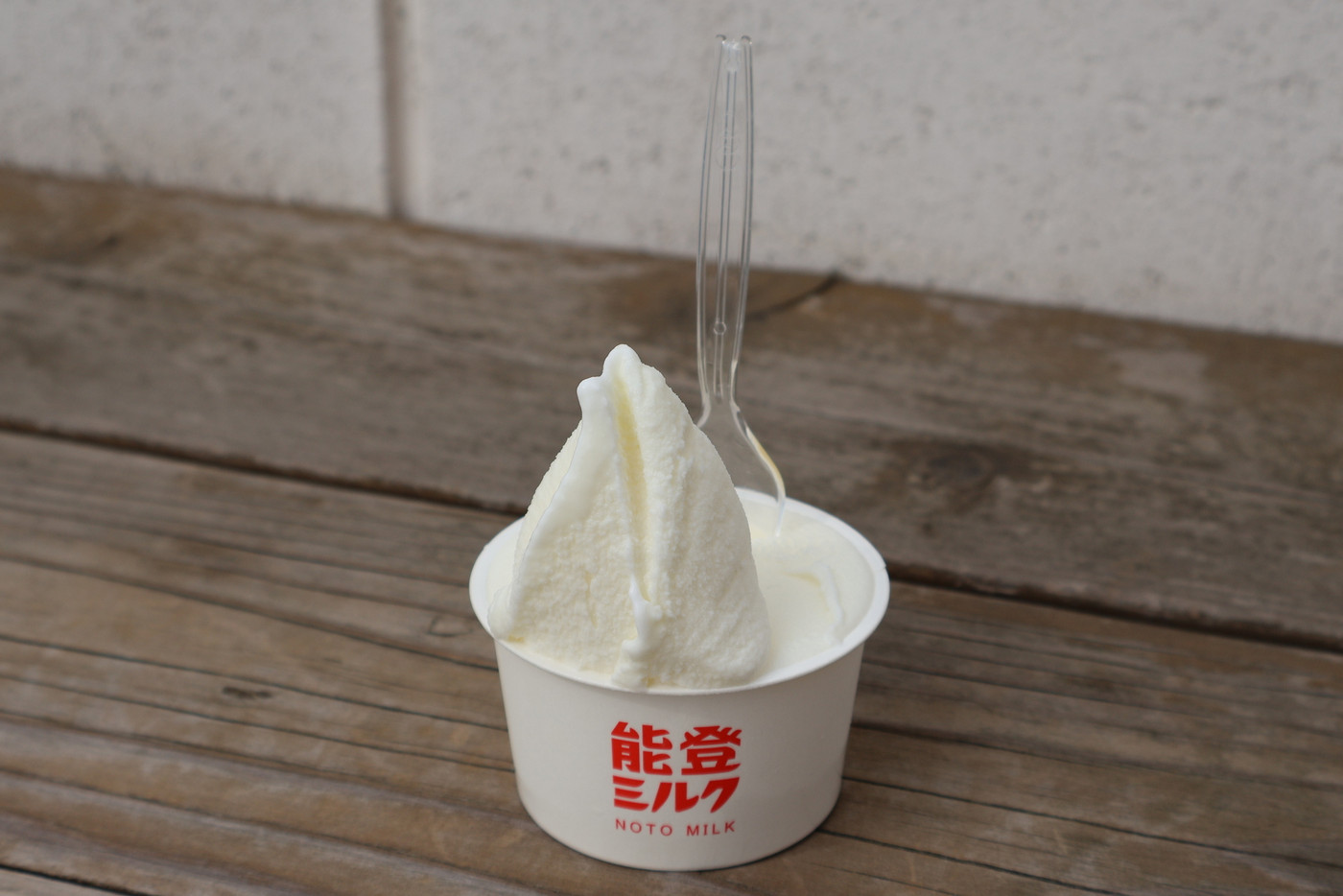 能登ミルクのジェラート(能登ミルク味)