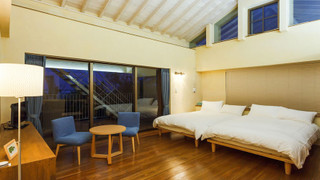 星空と海を望む2層デッキ付き ブルールーム(1-3名) 禁煙