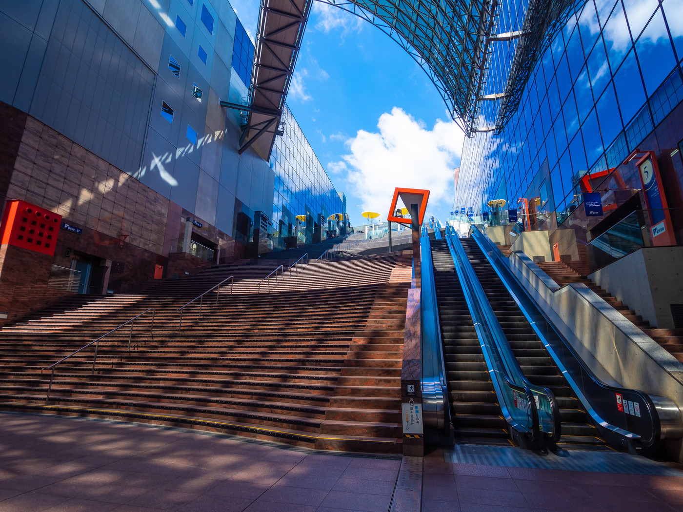 JR京都駅の大階段