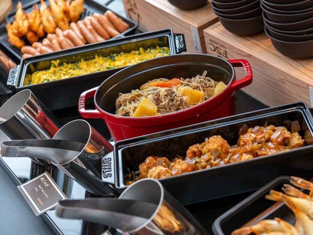 朝食ビュッフェ