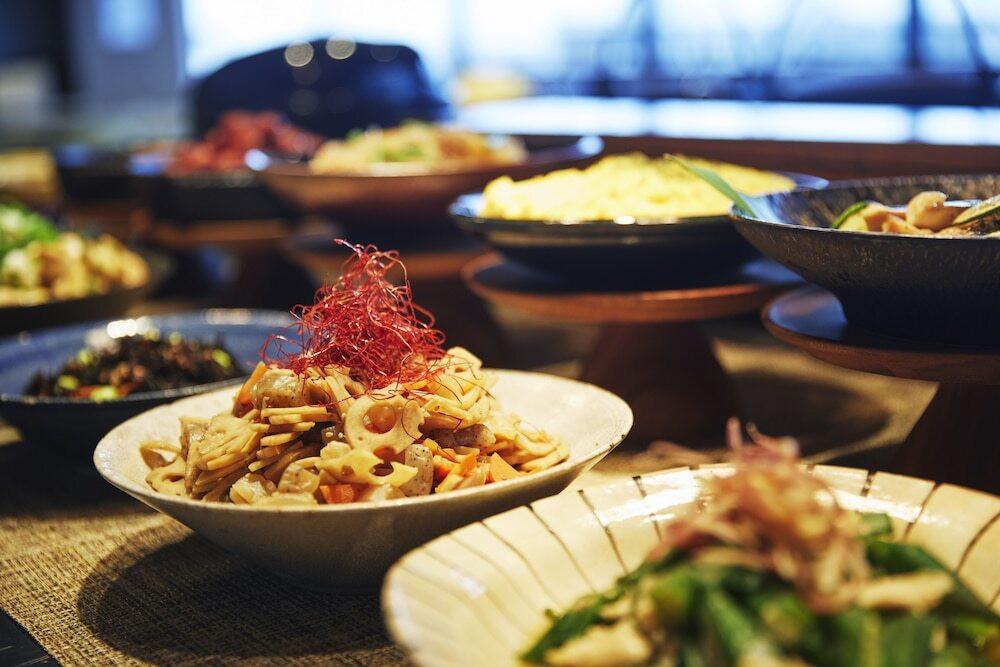 朝食ビュッフェ