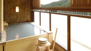 客室の源泉露天風呂一例④ / 9