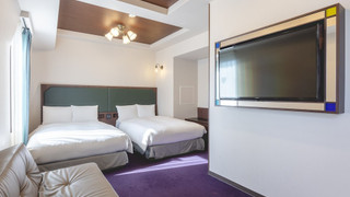 デラックス ツインルーム 2 ベッドルーム 禁煙 コーナー