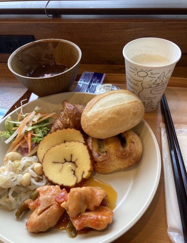 まあまあ美味しい朝飯～もうひと息がんばれ！