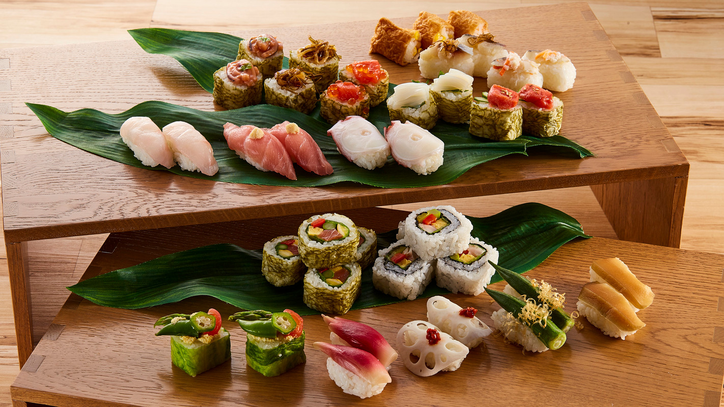 朝食ビュッフェ　実演コーナー