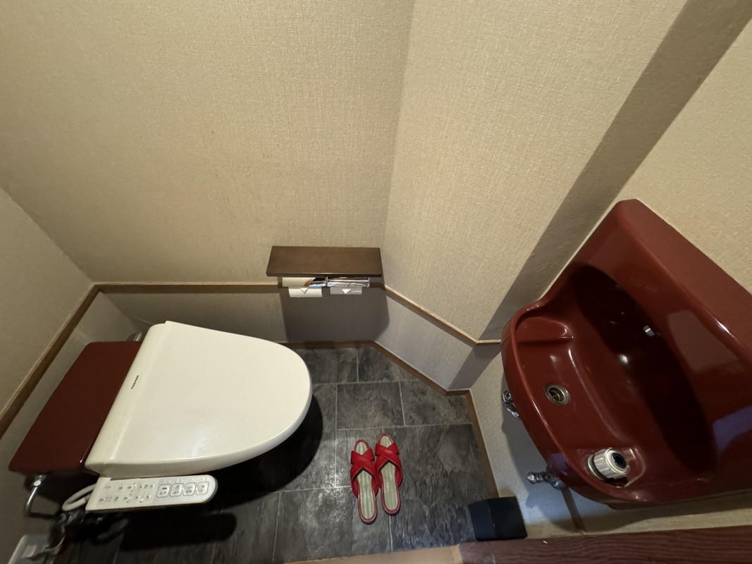 部屋トイレの様子。