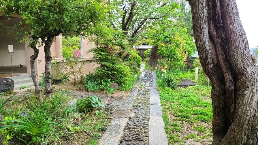 夏は線香花火が楽しめる
和情緒を感じられる中庭 / 3