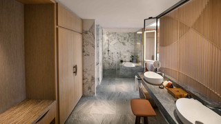 スイート ツインルーム, シティビュー, マウンテンビュー, 夜景がきれい, 海が見える, 禁煙 (プレミアムスイート（客室露天風呂付）)