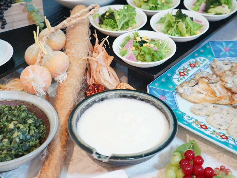 朝食ビュッフェ