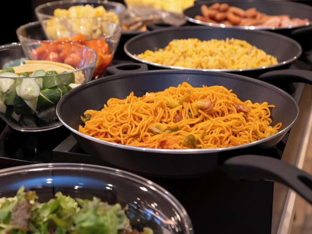 朝食ビュッフェ