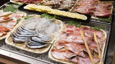 朝食ブッフェ_魚の干物 / 4
