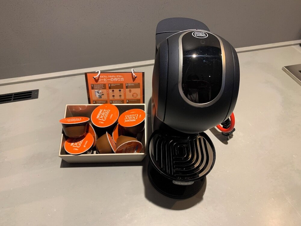 一部客室にあるコーヒーマシン