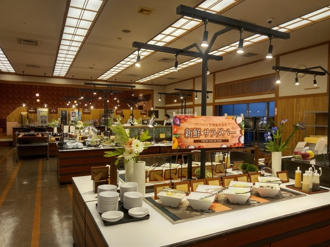 バイキングの料理コーナーです。