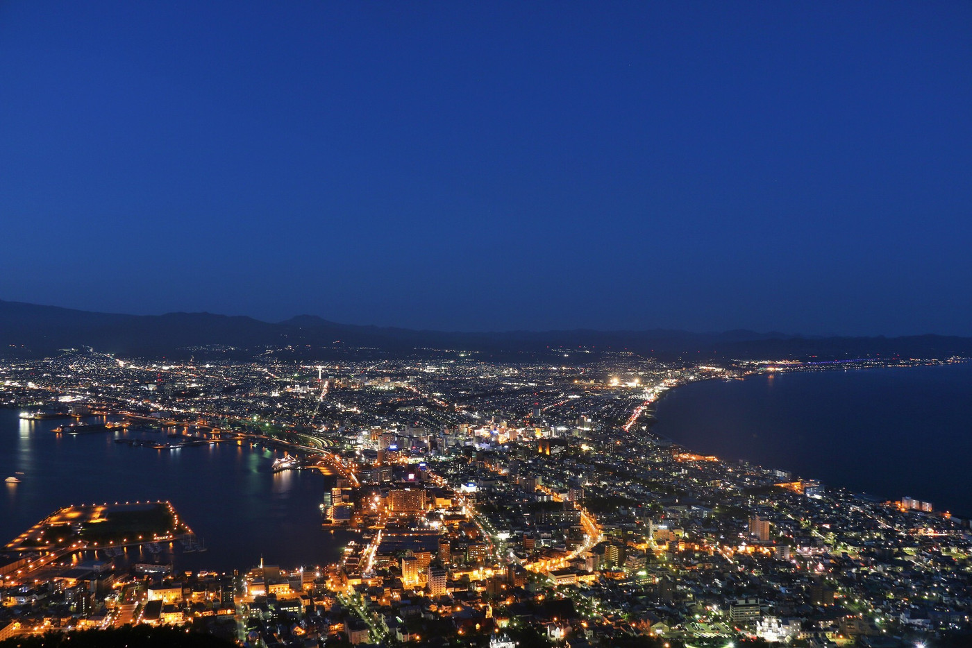 北海道函館市　100万ドルの夜景