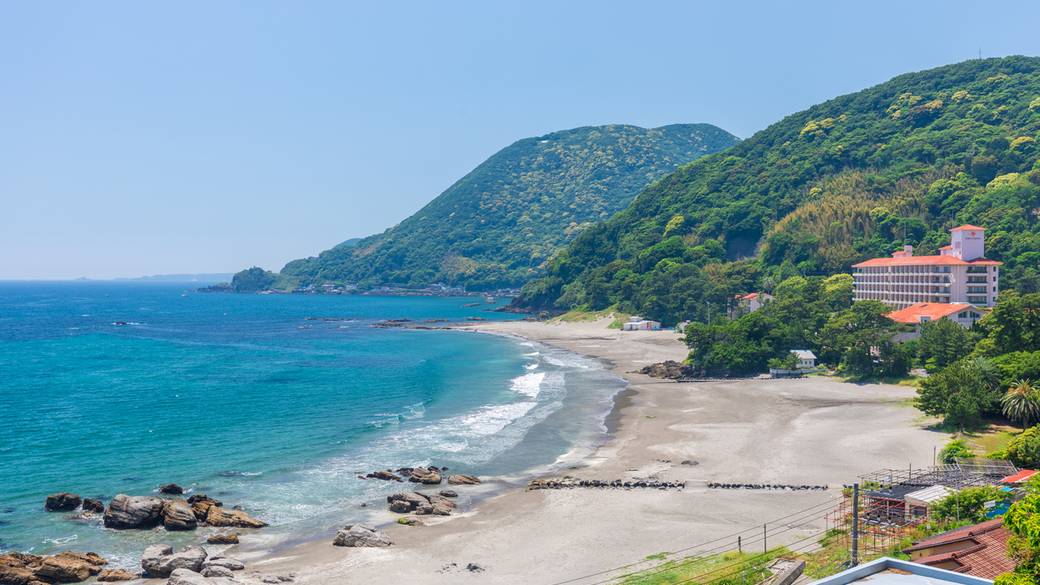 ホテル前の今井浜海水浴場 / 2
