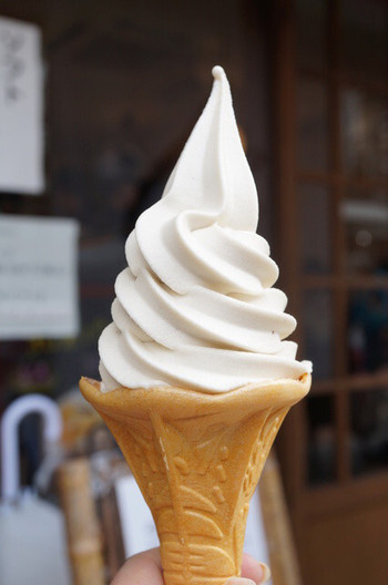 「和栗や」料理 1026681 栗薫ソフトクリーム（450円）