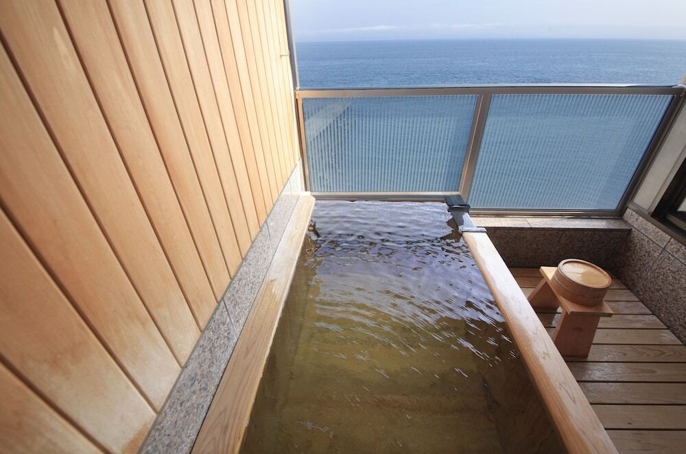 客室専用露天風呂からの眺め