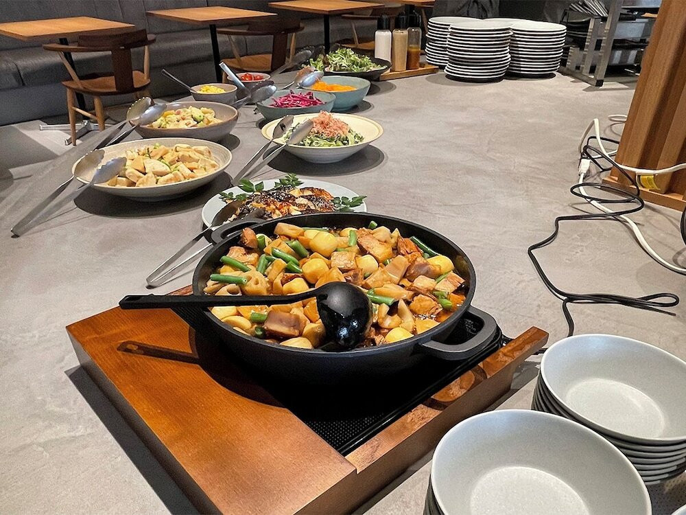 朝食ビュッフェ